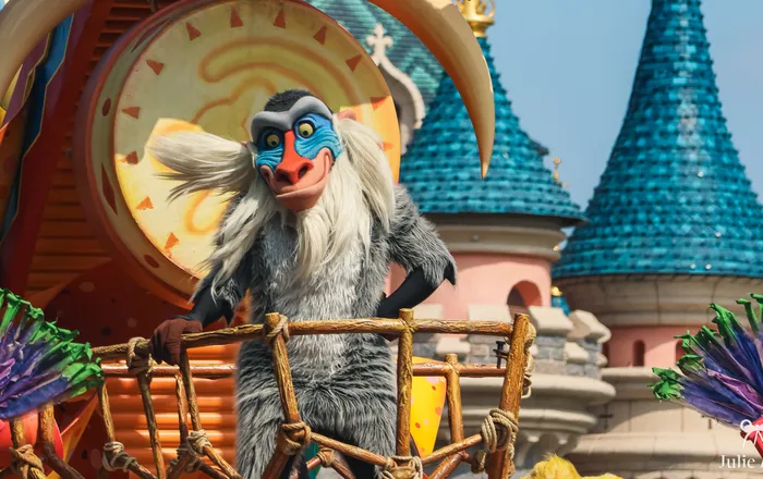 Rencontre avec un personnage du Roi Lion