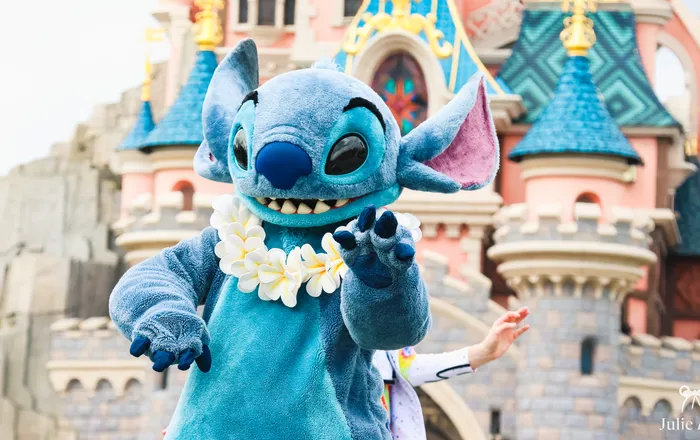 Rencontre avec un personnage de Lilo & Stitch